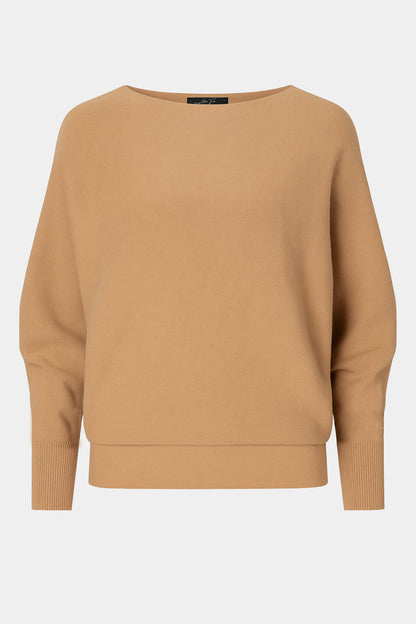 Cloud Two Slash Neck Batwing Jumper