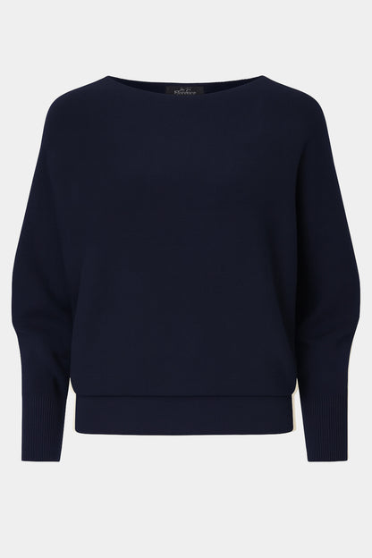 Cloud Two Slash Neck Batwing Jumper