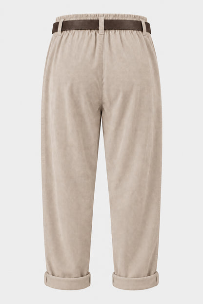 Straight Leg Cotton Cord Trousers