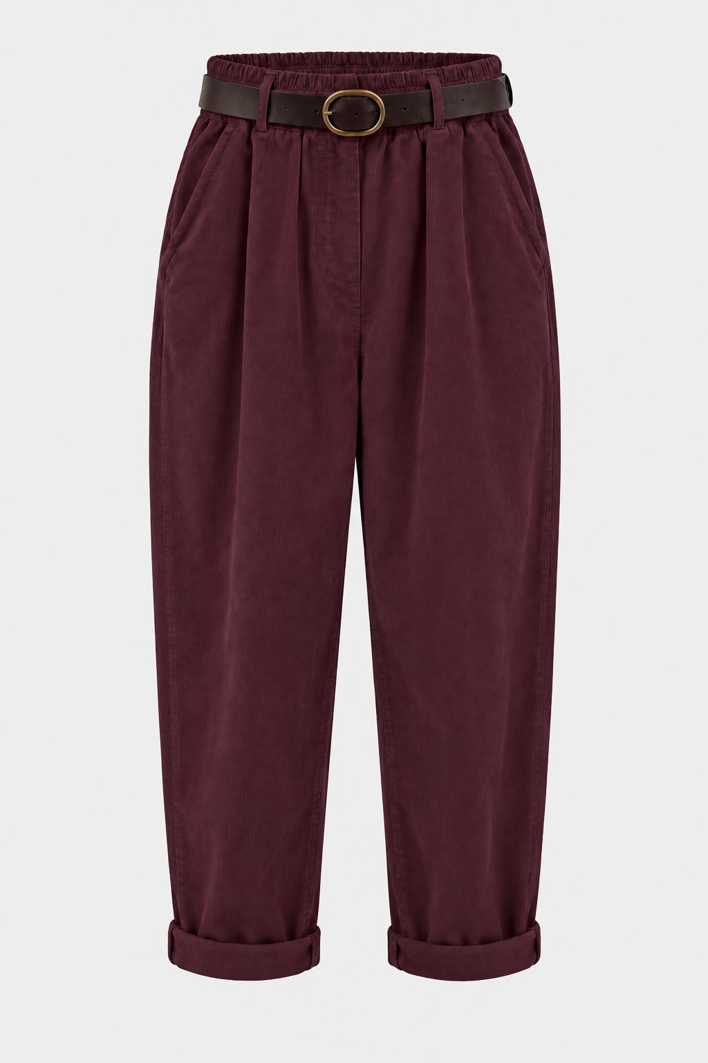 Straight Leg Cotton Cord Trousers