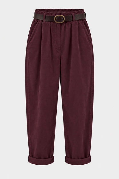 Straight Leg Cotton Cord Trousers