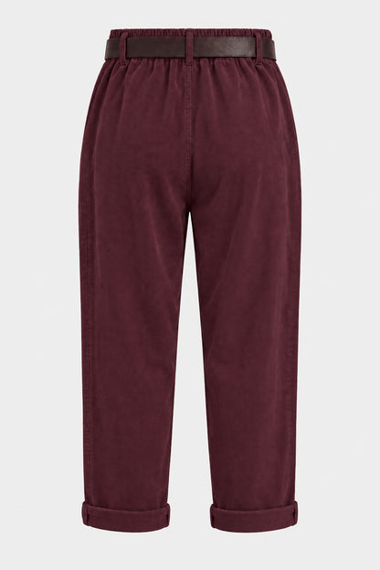 Straight Leg Cotton Cord Trousers
