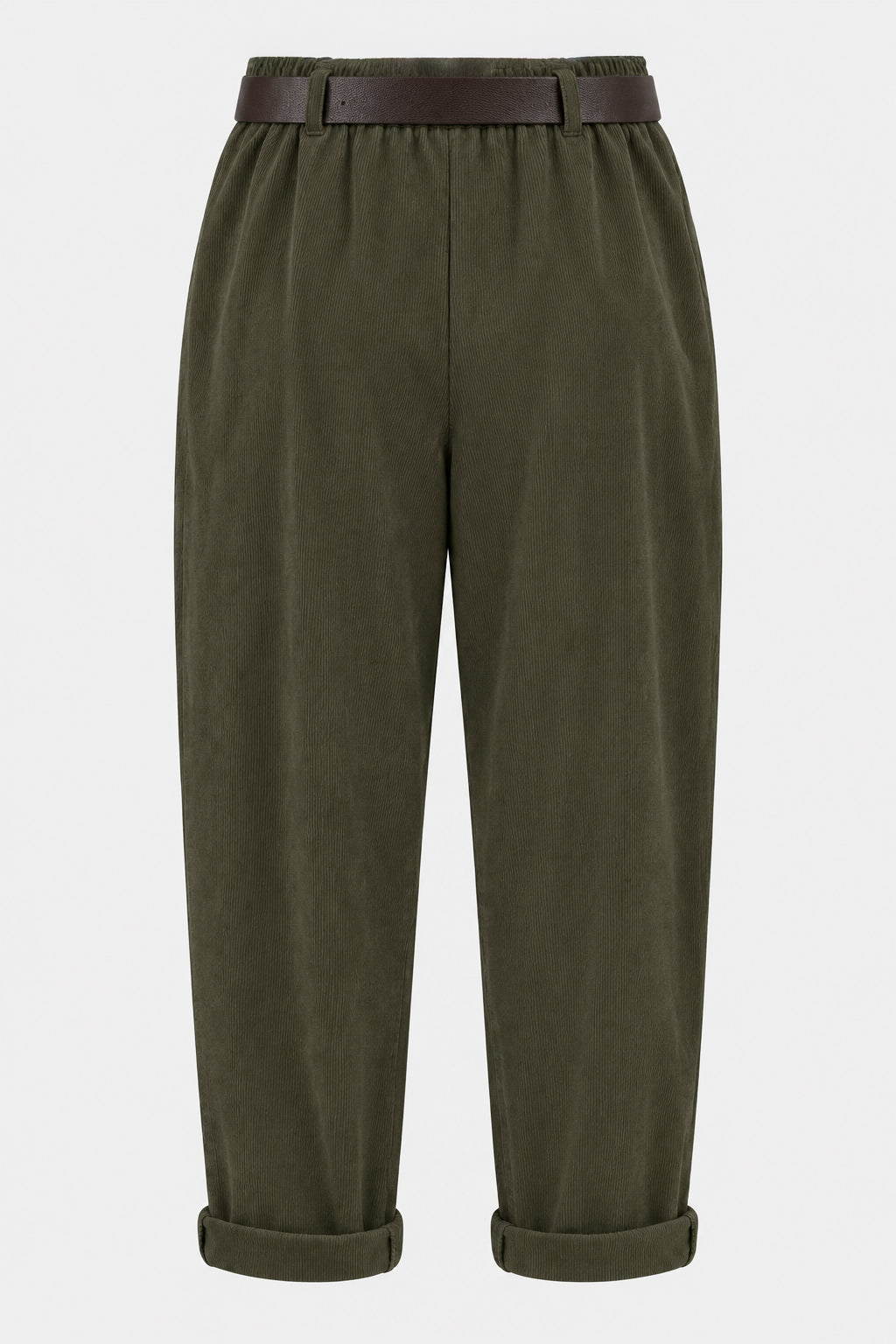 Straight Leg Cotton Cord Trousers