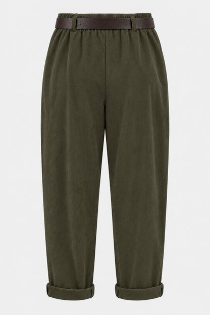 Straight Leg Cotton Cord Trousers