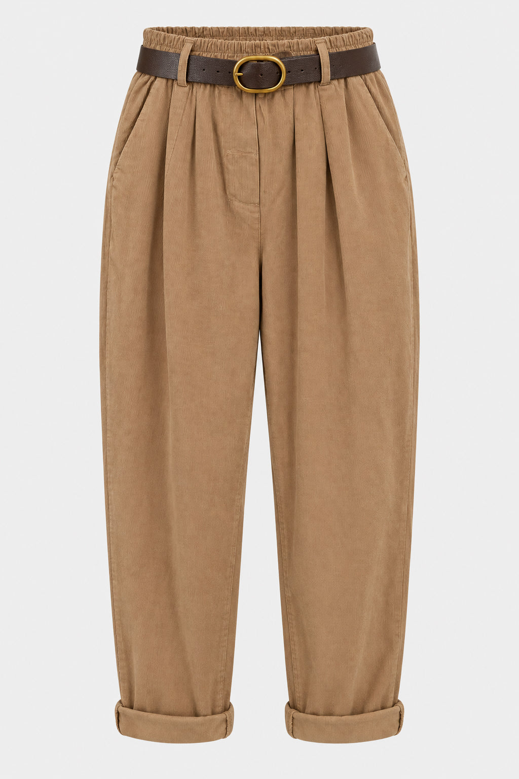 Straight Leg Cotton Cord Trousers
