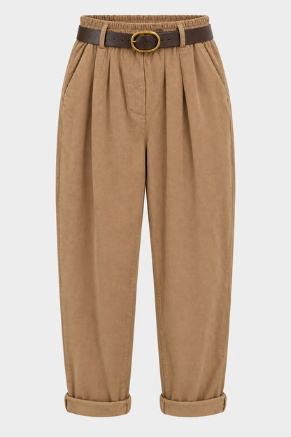 Straight Leg Cotton Cord Trousers