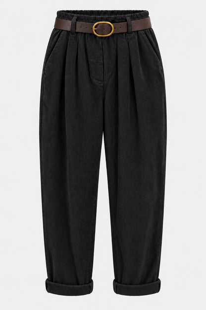 Straight Leg Cotton Cord Trousers