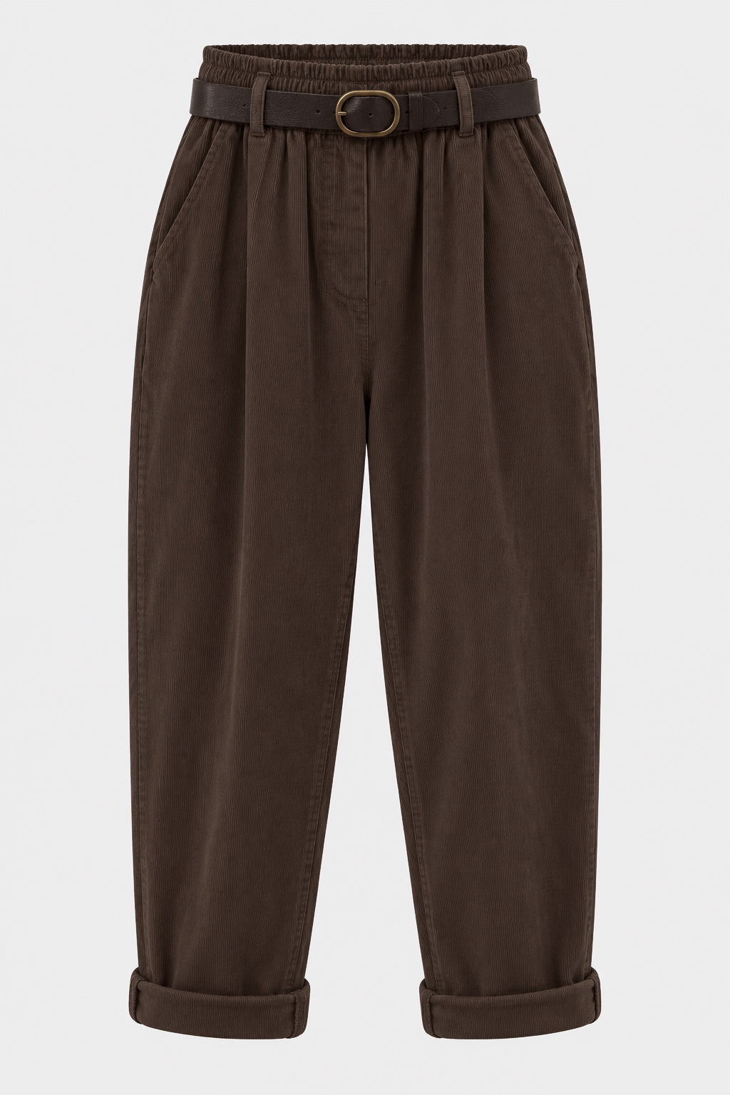 Straight Leg Cotton Cord Trousers