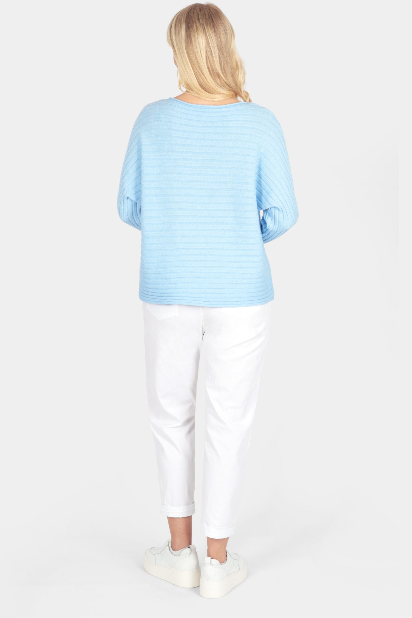 Cotton Straight Tie Waist Trousers