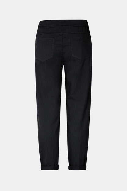 Cotton Straight Tie Waist Trousers
