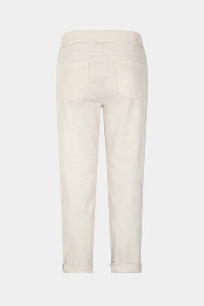 Cotton Straight Tie Waist Trousers