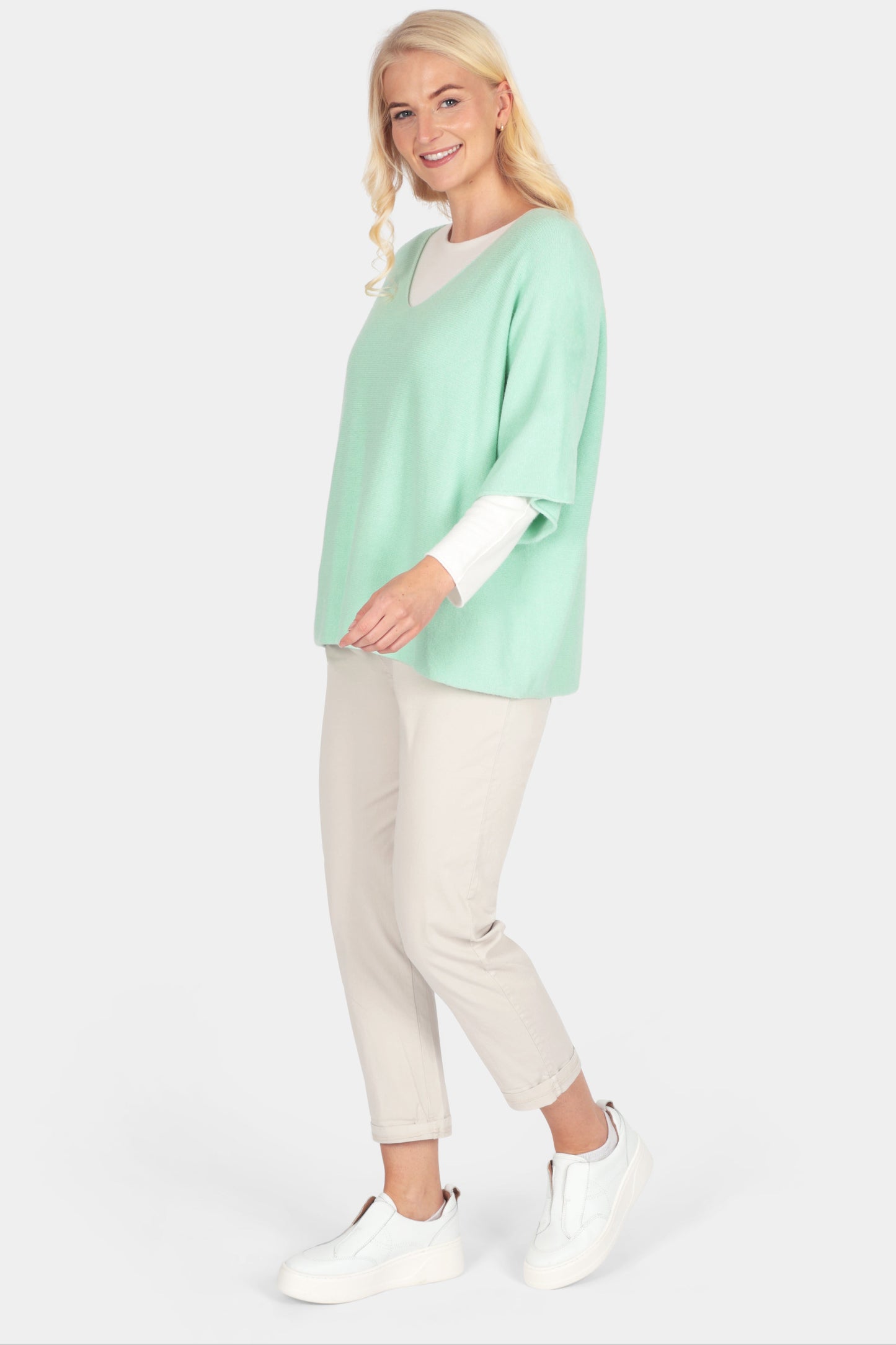 Cotton Straight Tie Waist Trousers