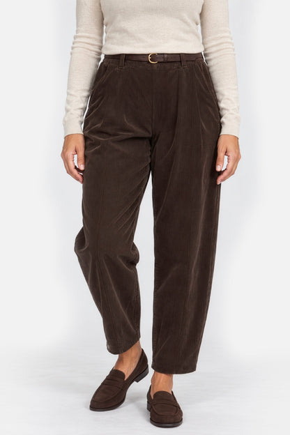 Half Barrel Cotton Cord Trousers