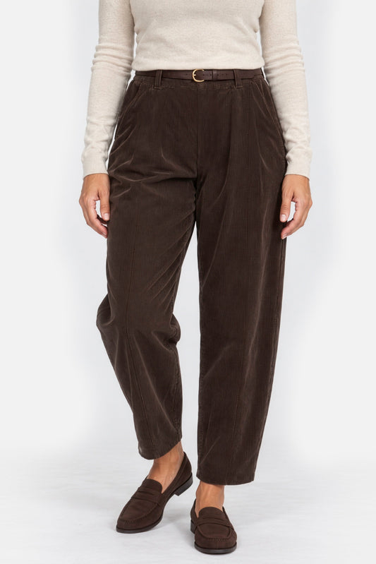 Half Barrel Cotton Cord Trousers