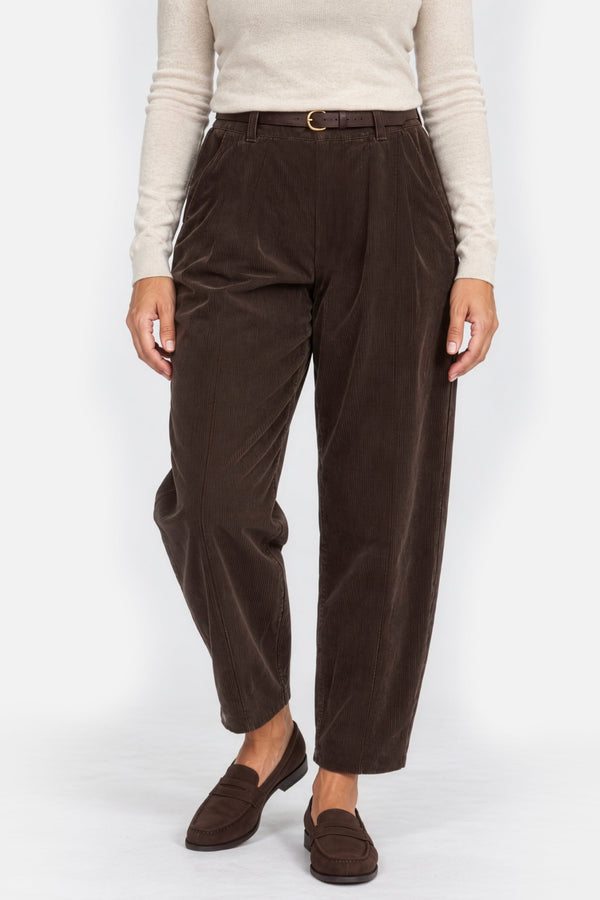 Half Barrel Cotton Cord Trousers