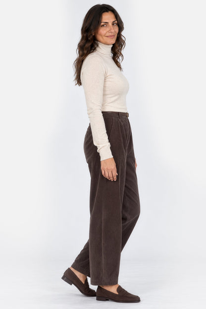 Half Barrel Cotton Cord Trousers
