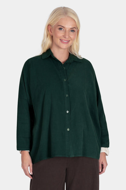 Button Up Cotton Cord Shirt
