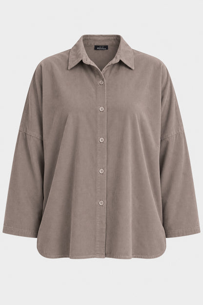 Button Up Cotton Cord Shirt