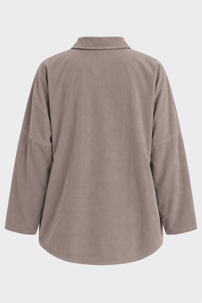 Button Up Cotton Cord Shirt