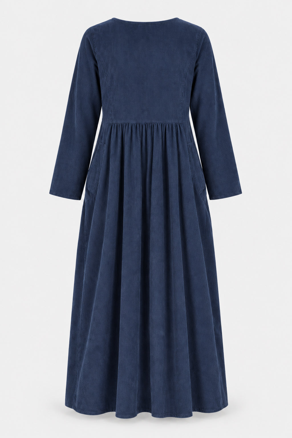 Round Neck Cotton Cord Dress