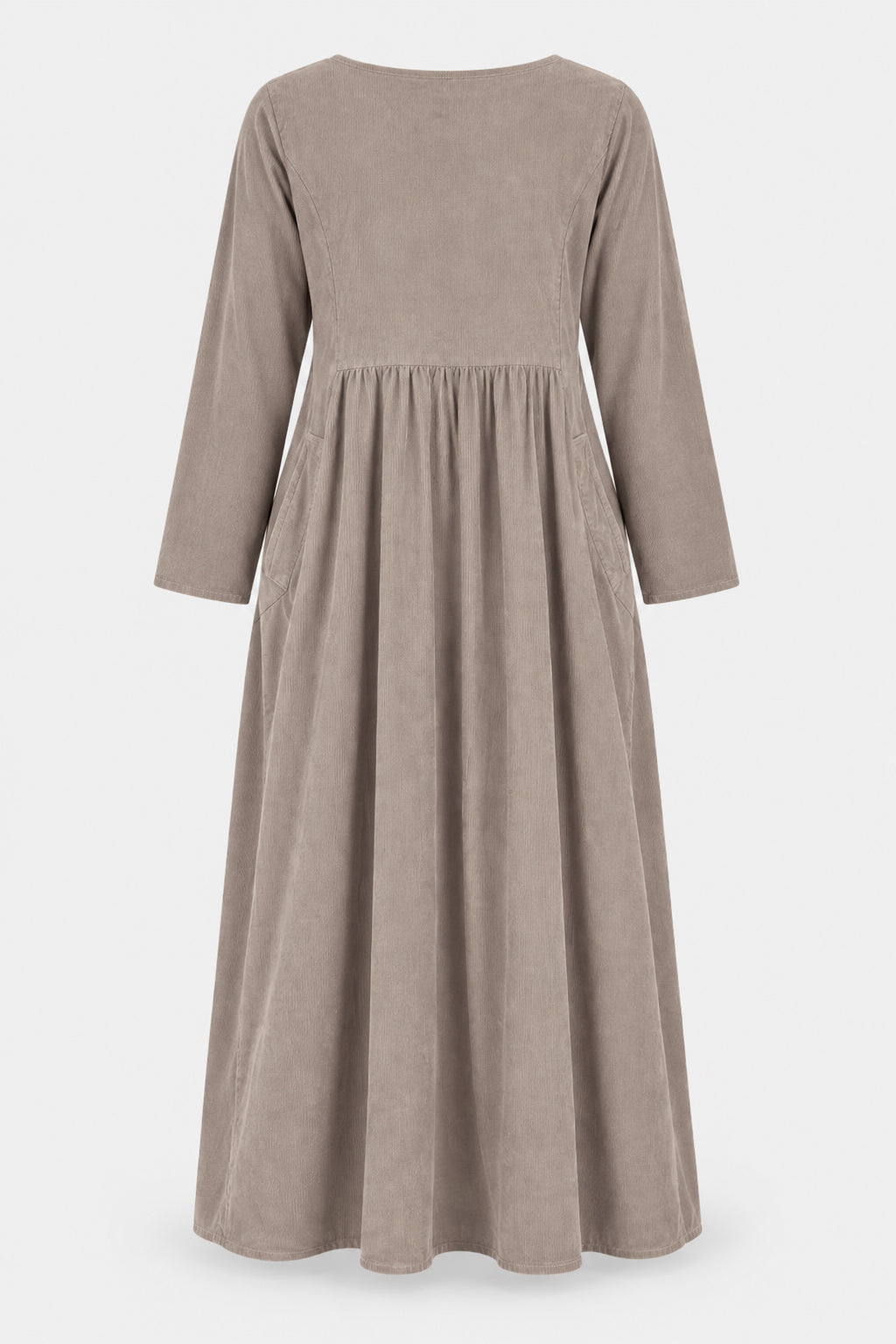 Round Neck Cotton Cord Dress