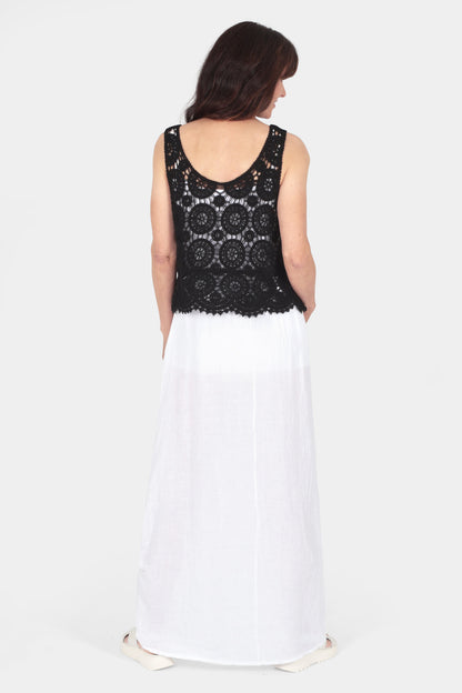 Medallion Crochet Vest Top