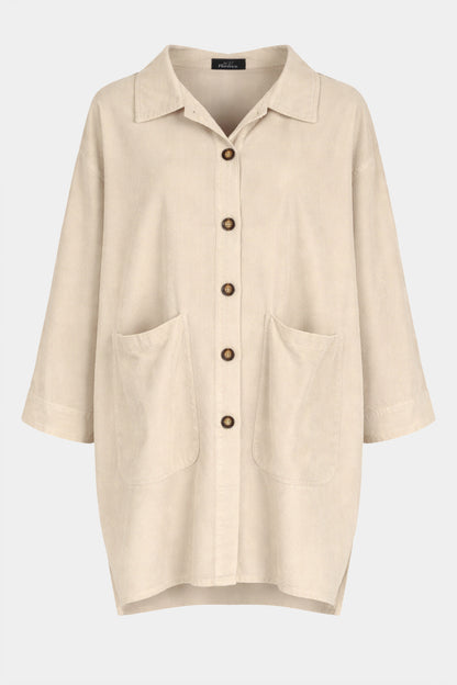 Needlecord Button-Through Jacket