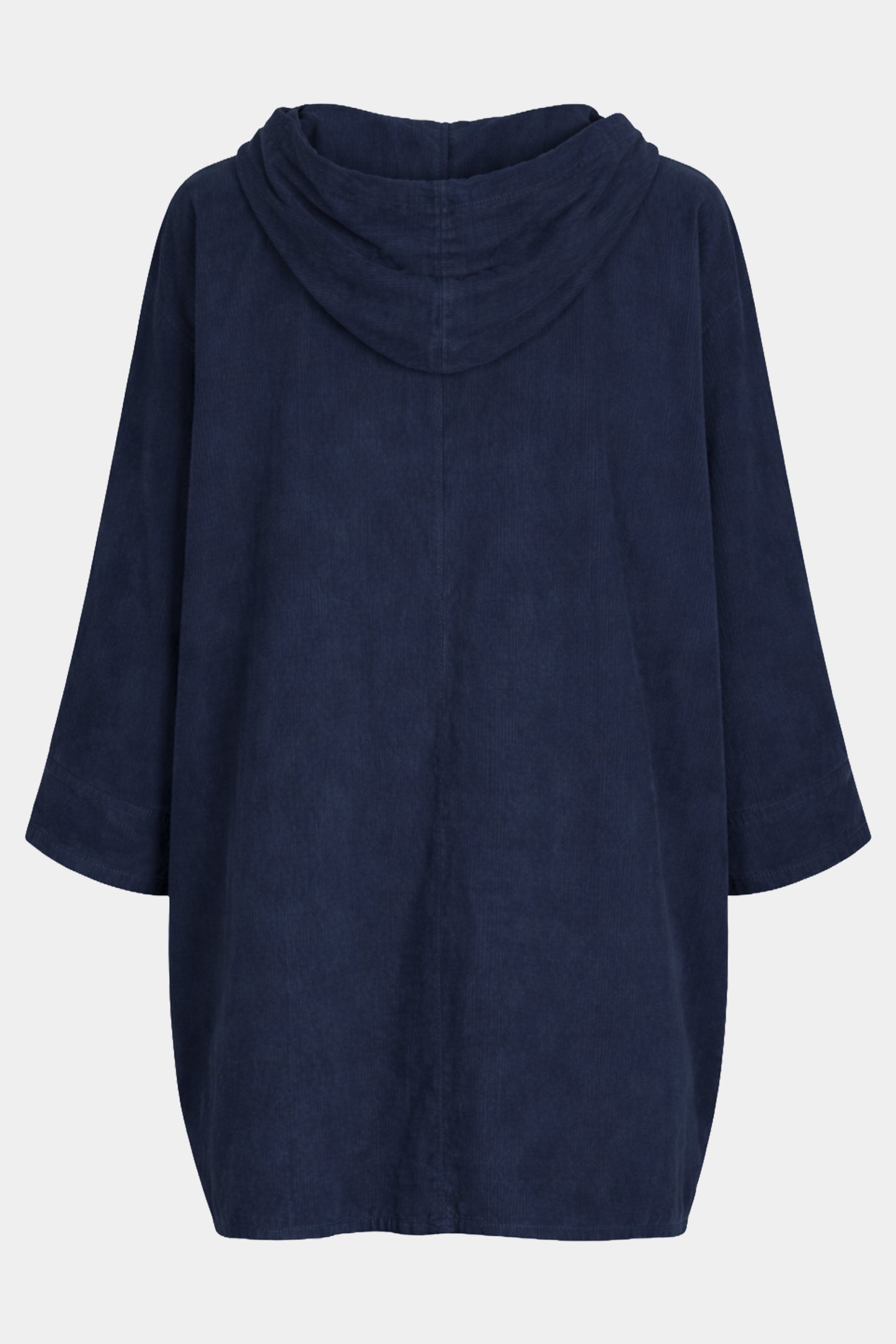Cotton Needlecord Hooded Jacket
