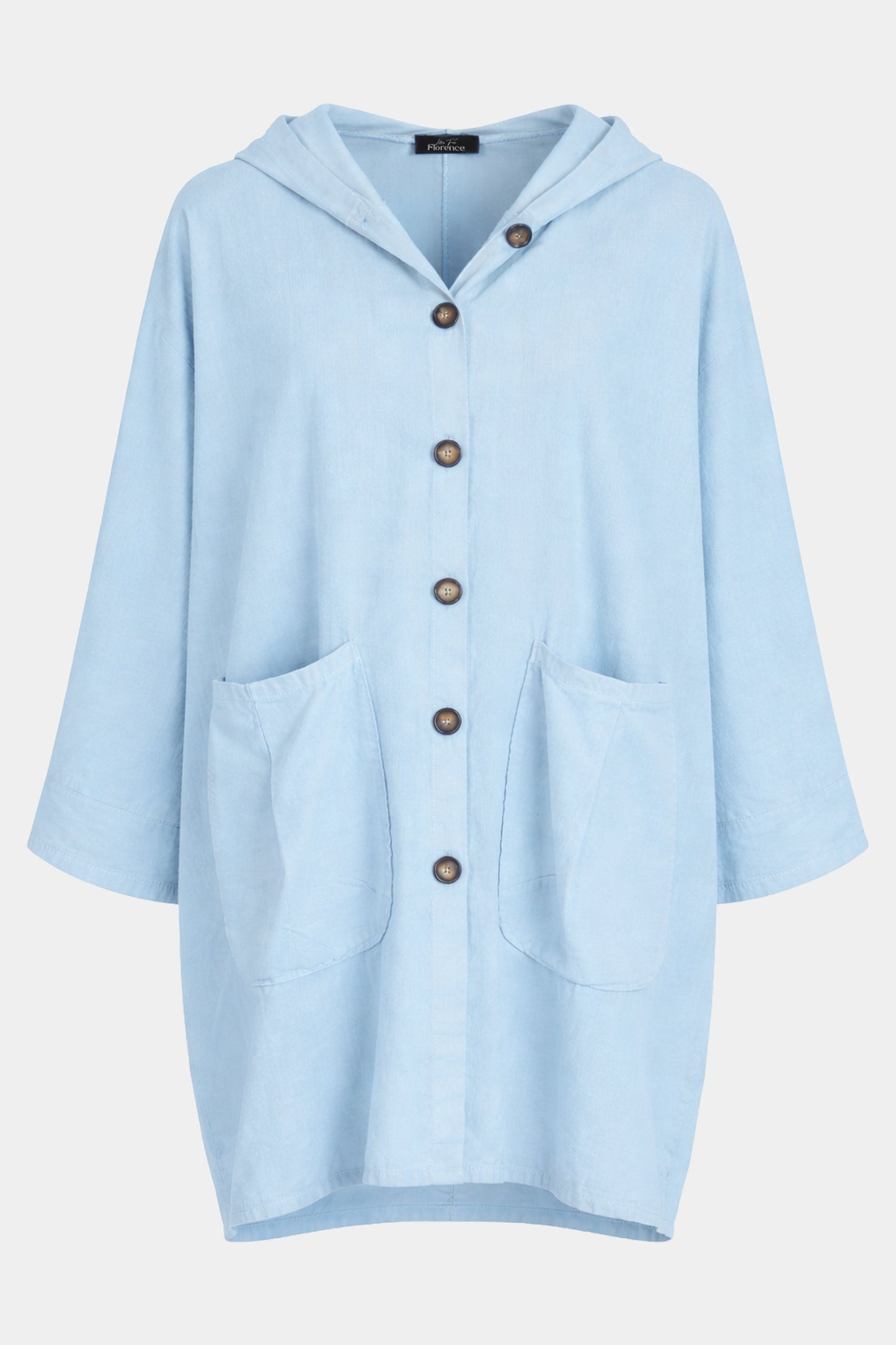 Cotton Needlecord Hooded Jacket