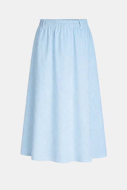 Cotton Needlecord Midi Skirt