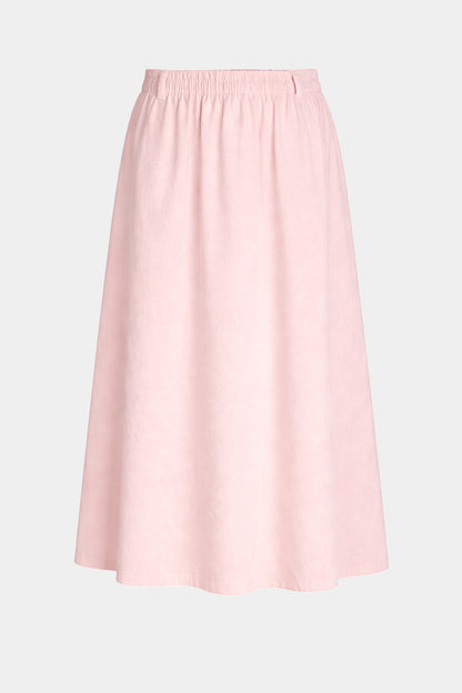 Cotton Needlecord Midi Skirt