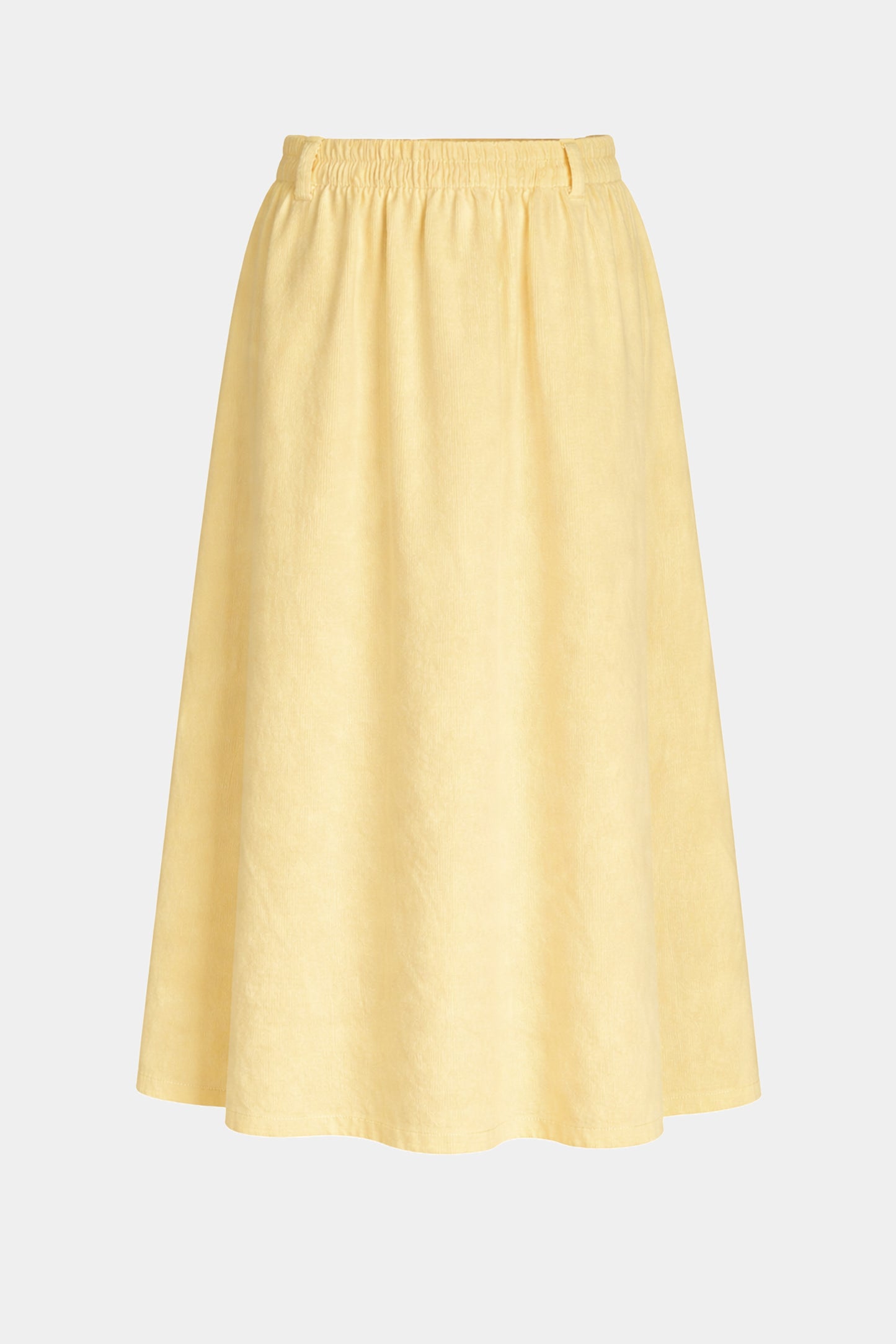 Cotton Needlecord Midi Skirt