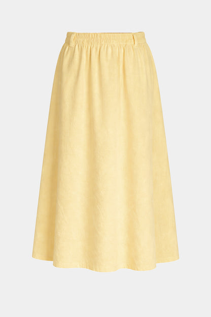 Cotton Needlecord Midi Skirt