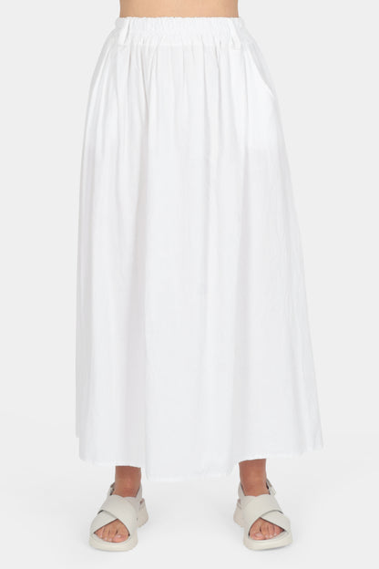 Cotton Needlecord Midi Skirt