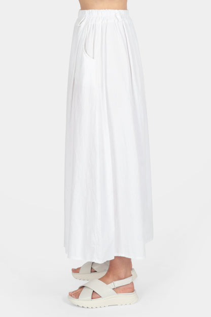 Cotton Needlecord Midi Skirt