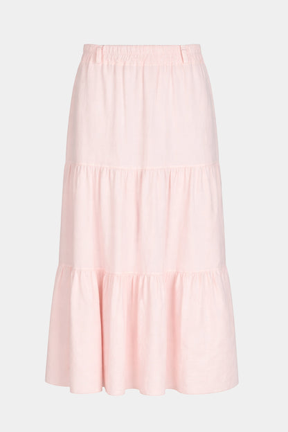 Cotton Needlecord Tiered Maxi Skirt