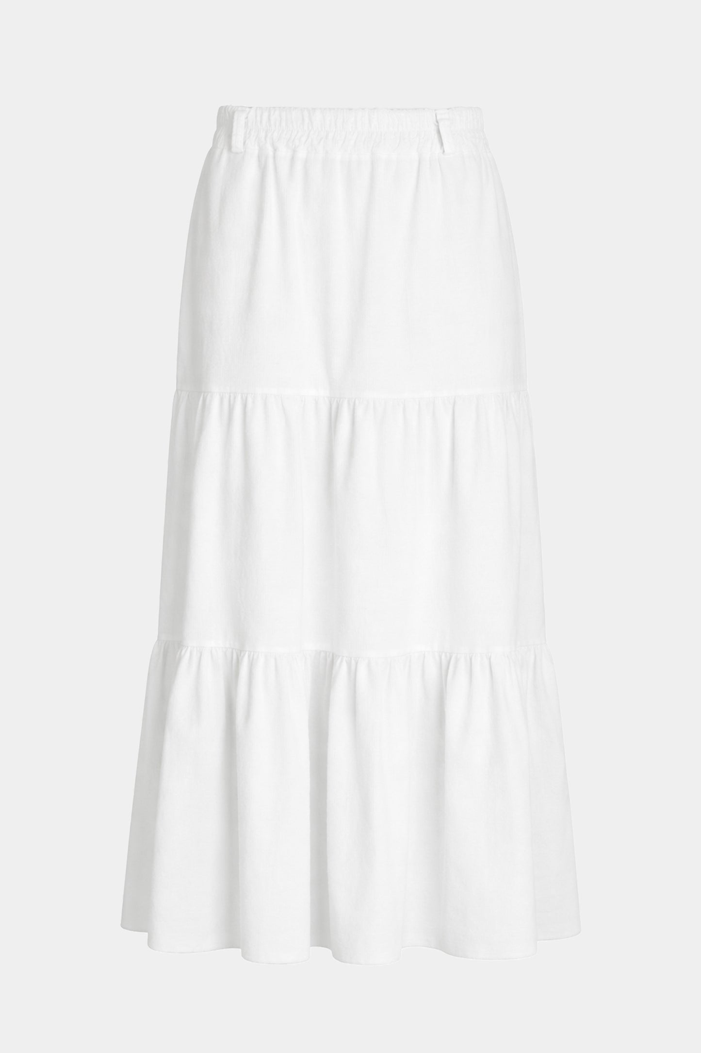 Cotton Needlecord Tiered Maxi Skirt