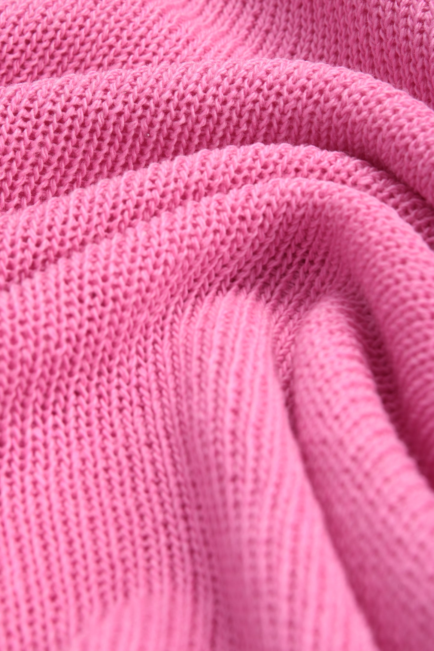 V Neck Cotton Knit Top