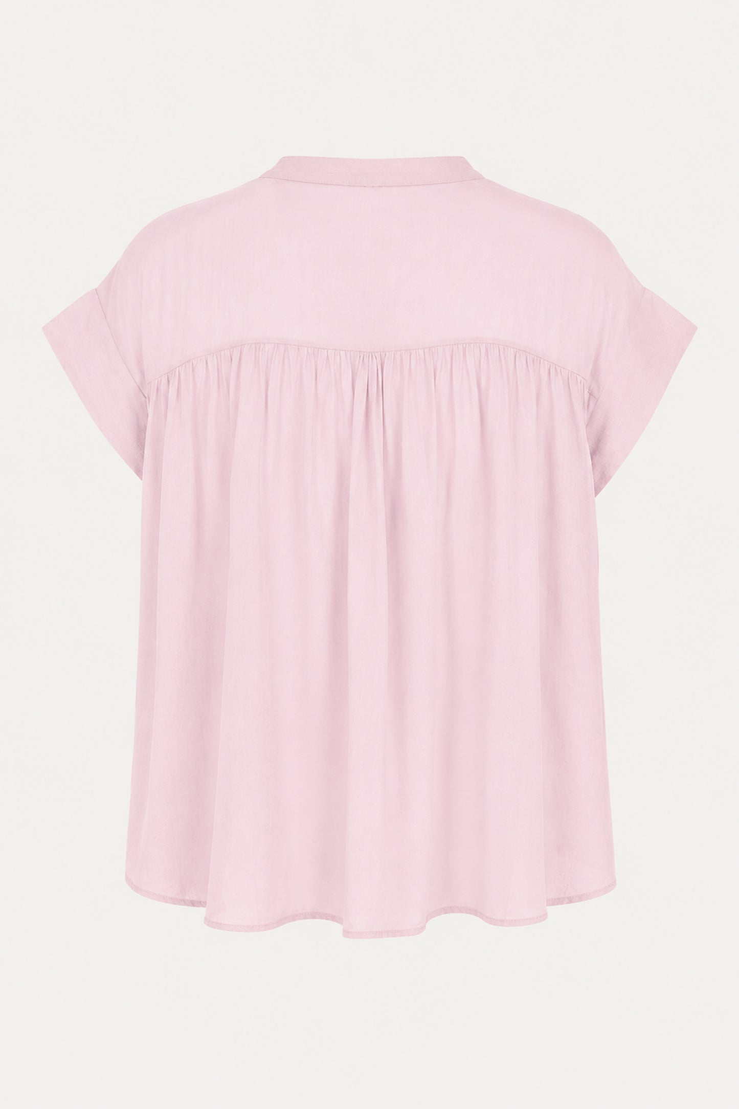 Fine Cotton Notch Neck Blouse