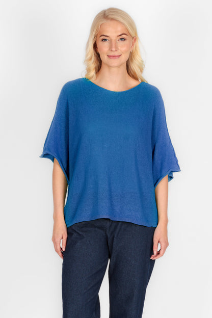 Round Neck Cotton Knit Top