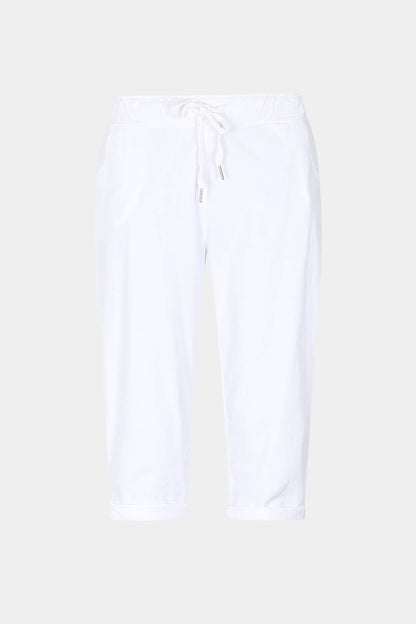 Cotton Stretch Tie Waist Crops