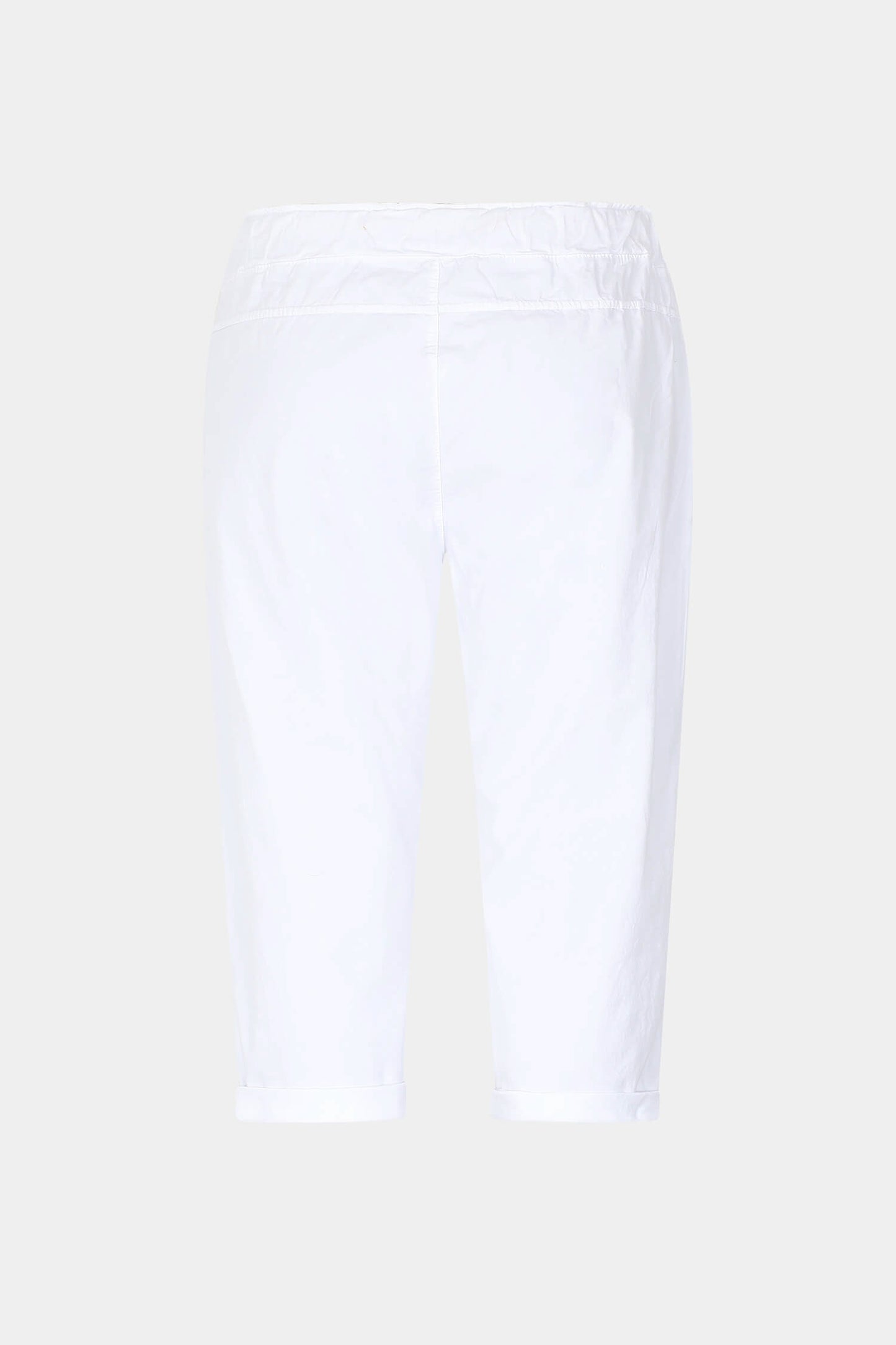 Cotton Stretch Tie Waist Crops