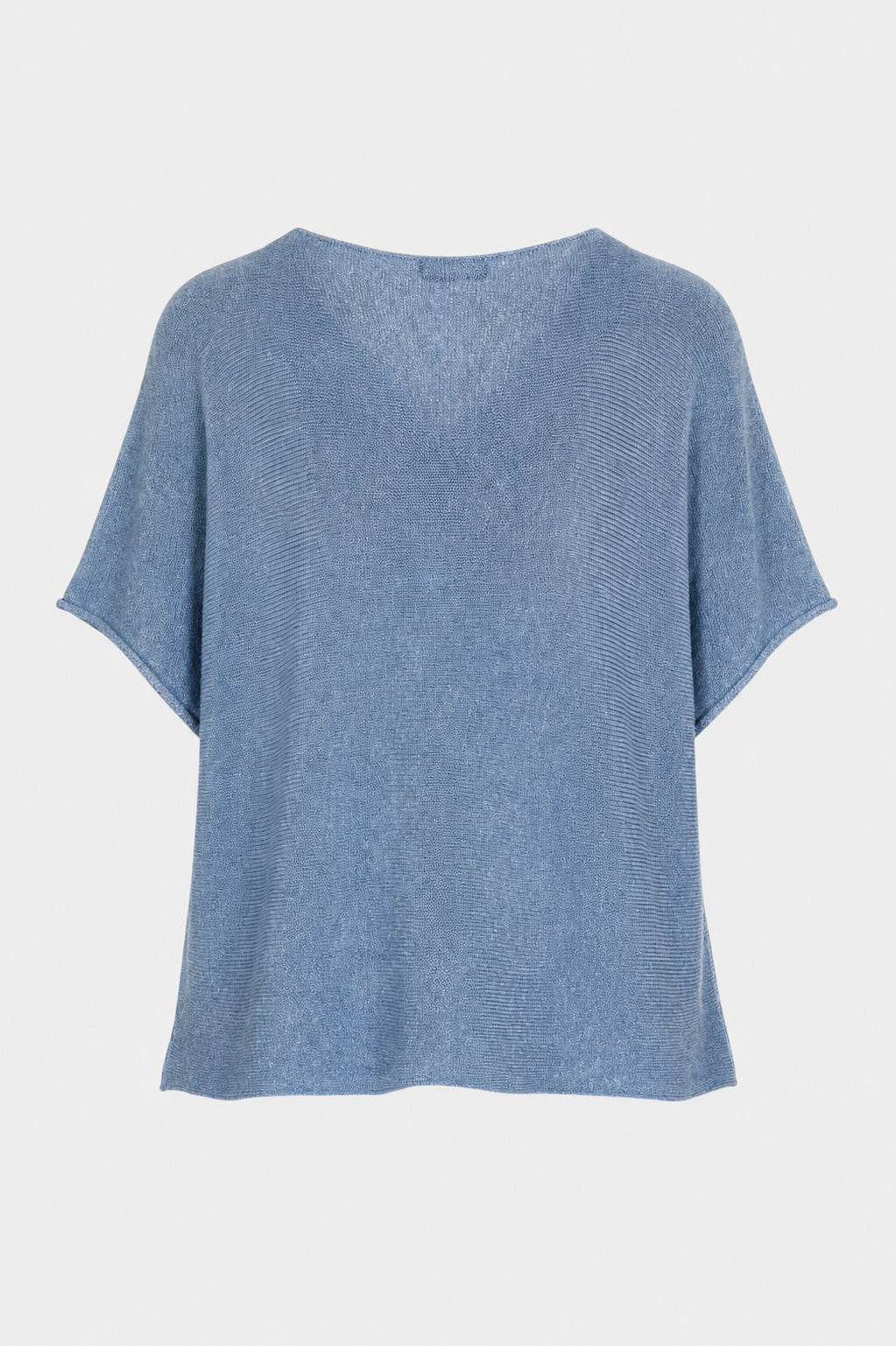 V Neck Cotton Knit Top