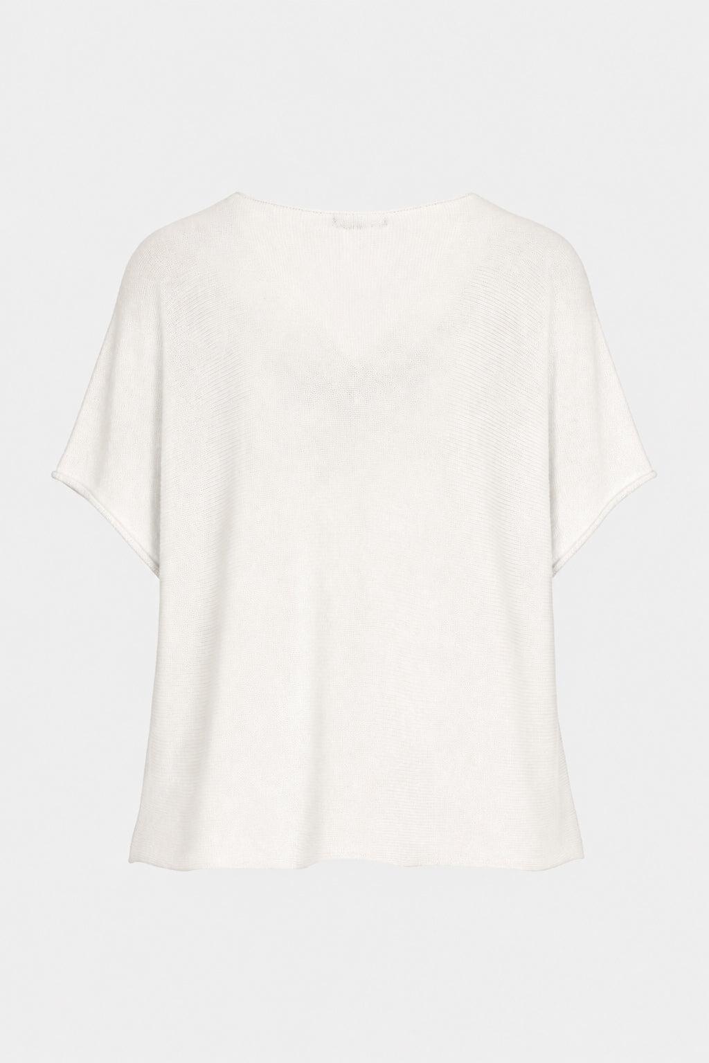 V Neck Cotton Knit Top