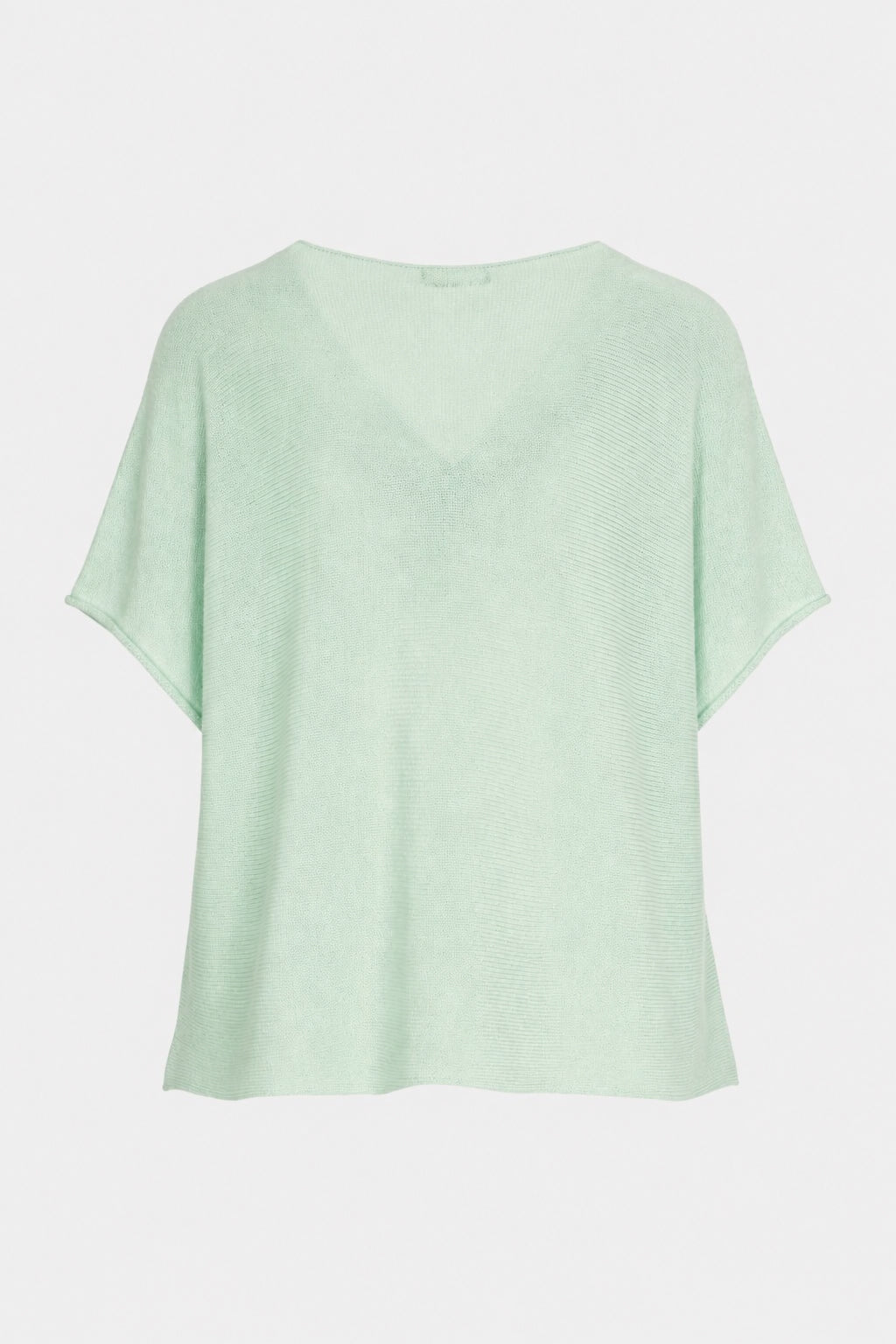 V Neck Cotton Knit Top