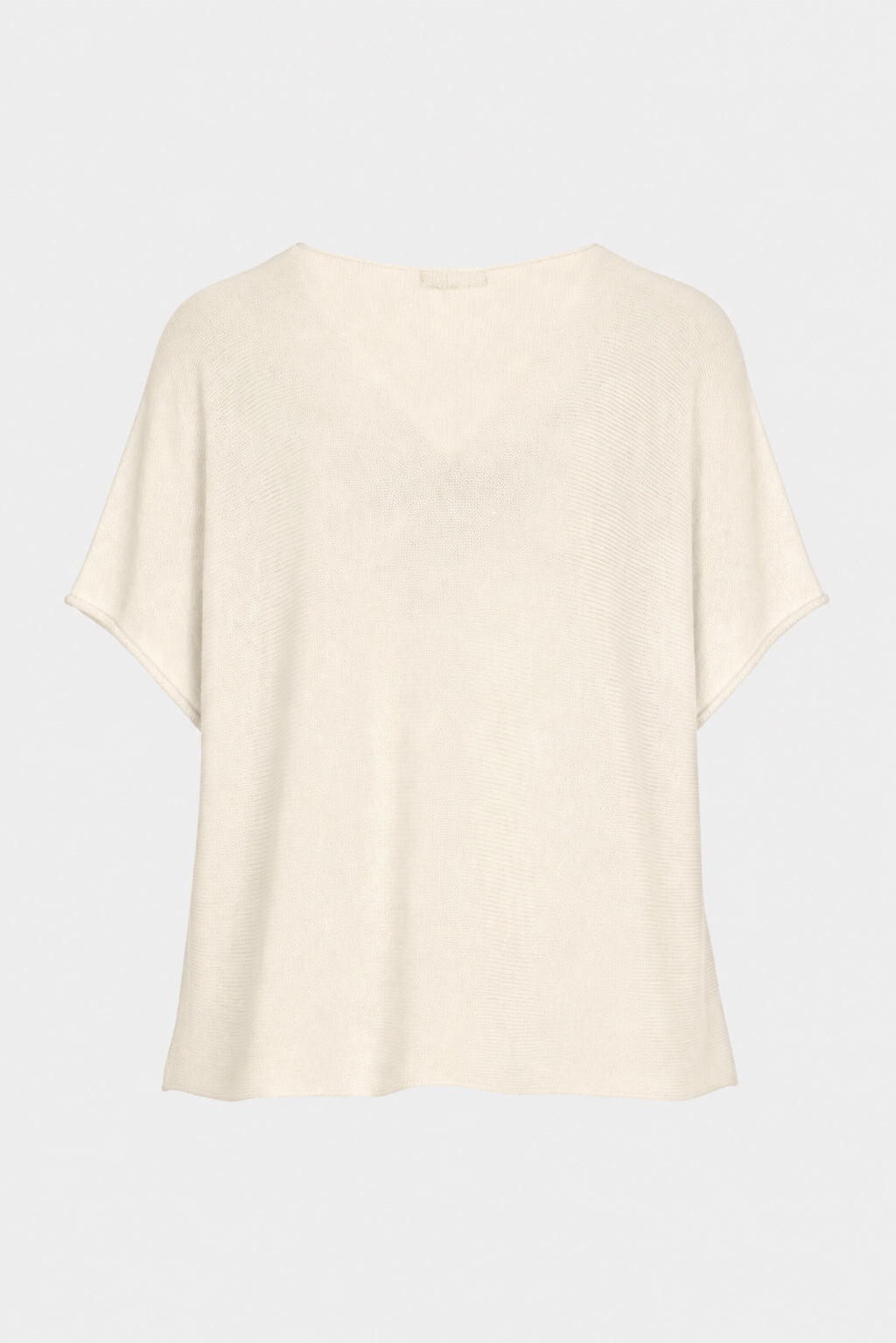 V Neck Cotton Knit Top
