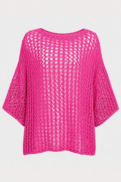 Cotton Net Weave Top
