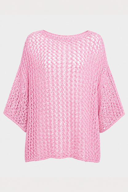 Cotton Net Weave Top