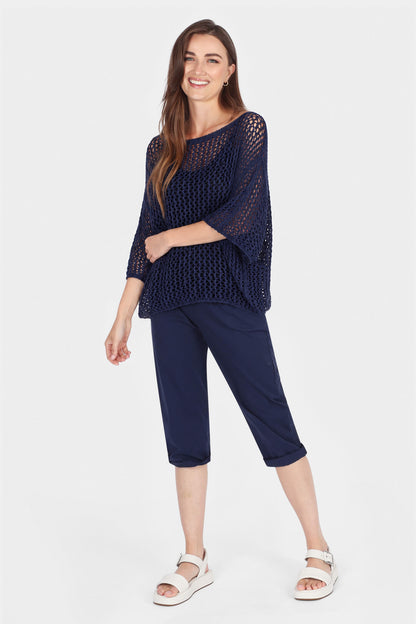 Cotton Net Weave Top