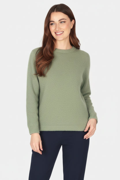 Crew Neck Alpaca Jumper